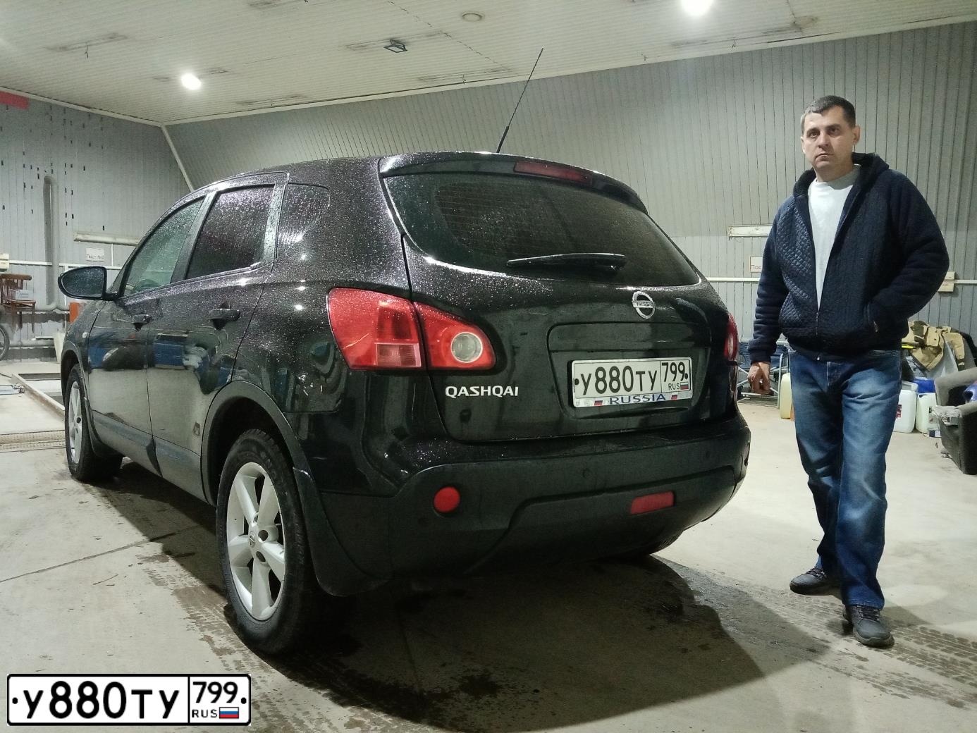 Фото автомобиля NISSAN QASHQAI, 2008 — госномер Е388КЕ156