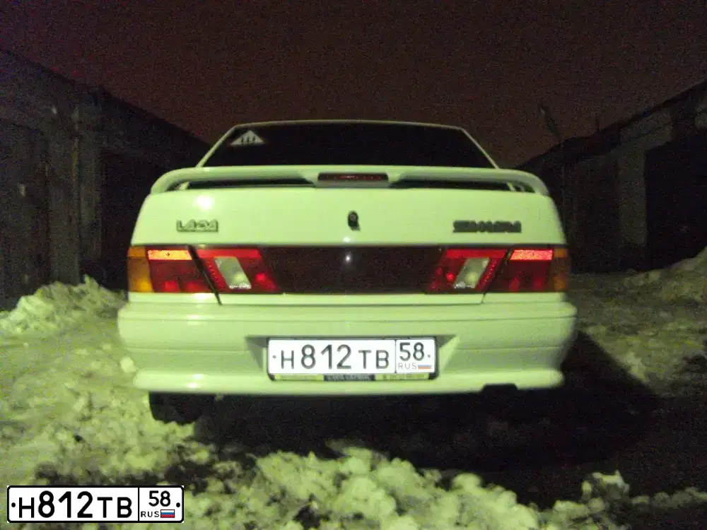 Фото автомобиля LADA 2115 SAMARA, 2010 — госномер Н812ТВ58. Цвет: БЕЛЫЙ
