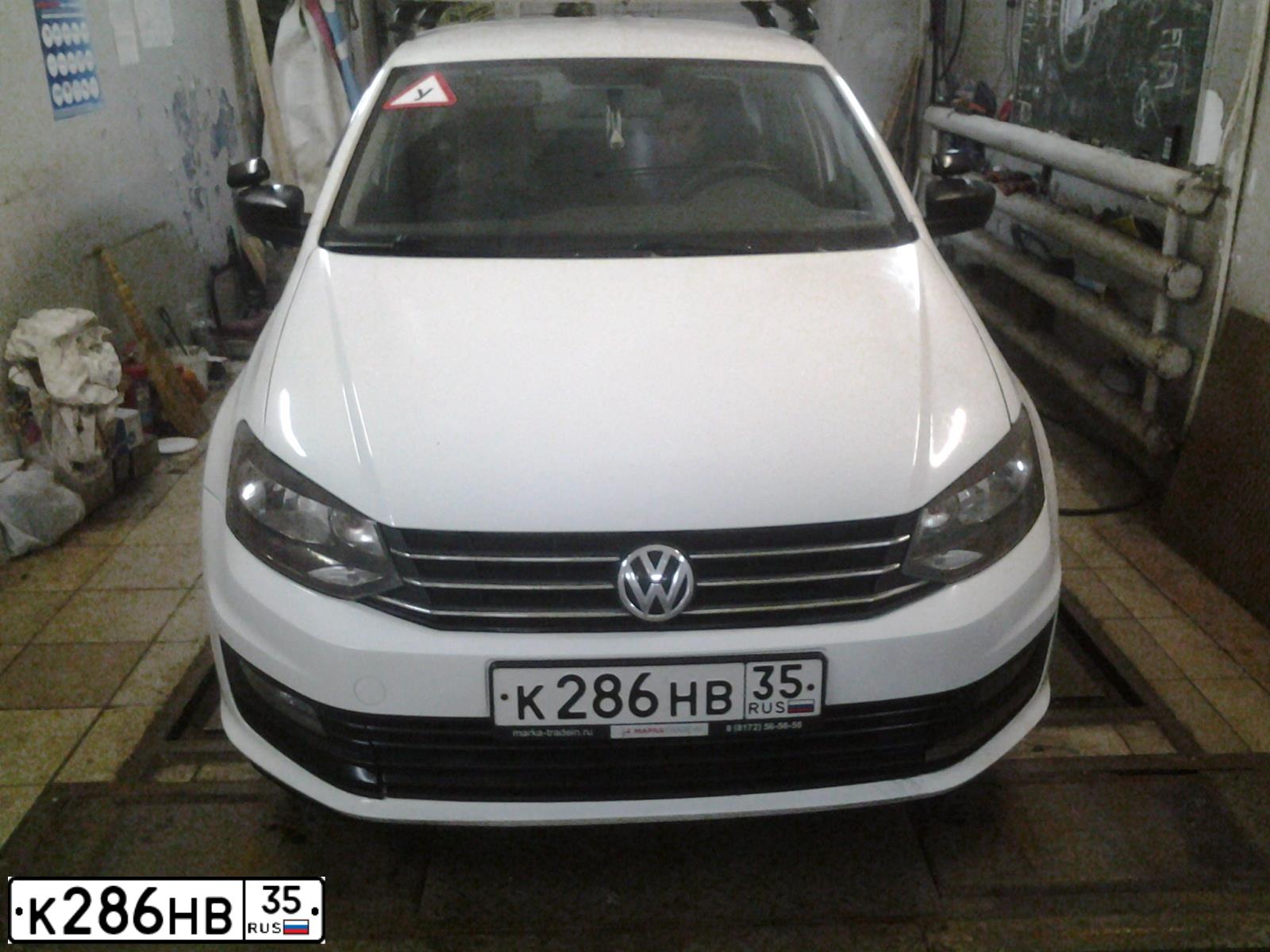 Фото автомобиля VOLKSWAGEN Polo, 2017 — госномер К286НВ35