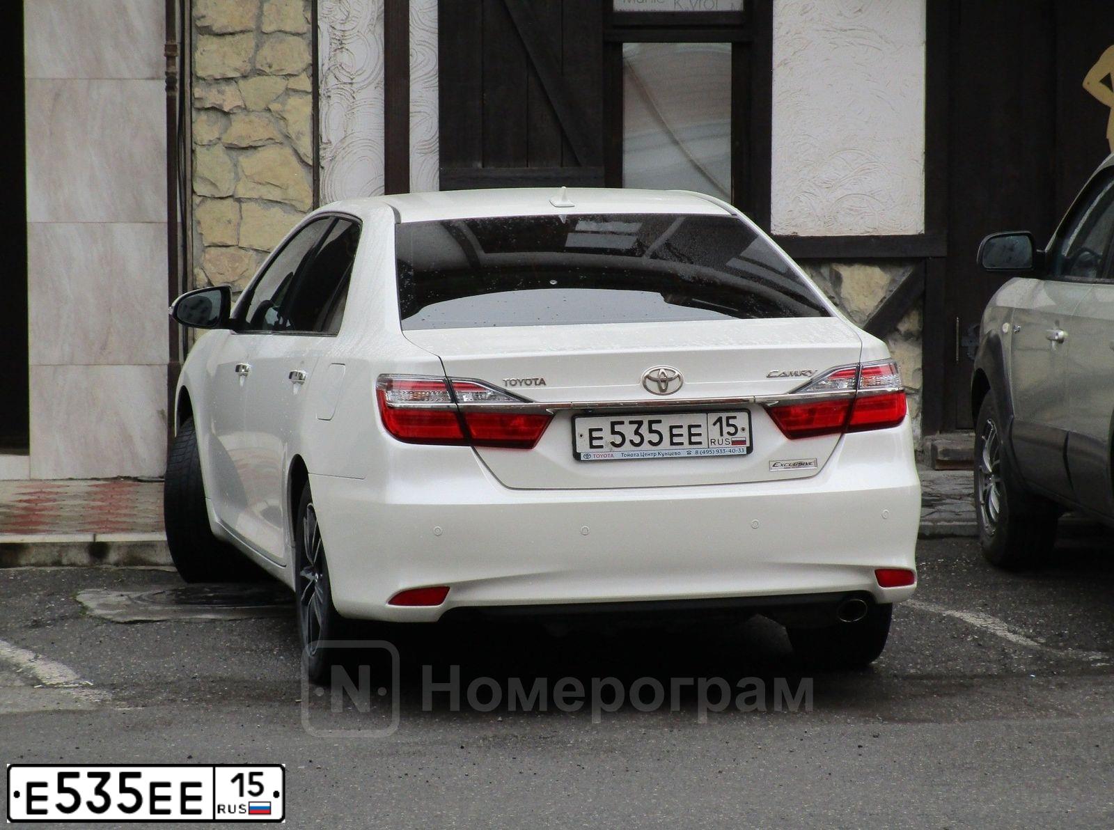 Фото автомобиля TOYOTA CAMRY, 2007 — госномер С001КВ52. Цвет: СЕРЫЙ