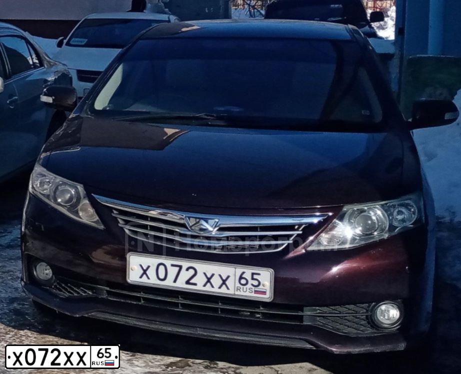 Фото автомобиля TOYOTA ALLION, 2010 — госномер Н791МК65