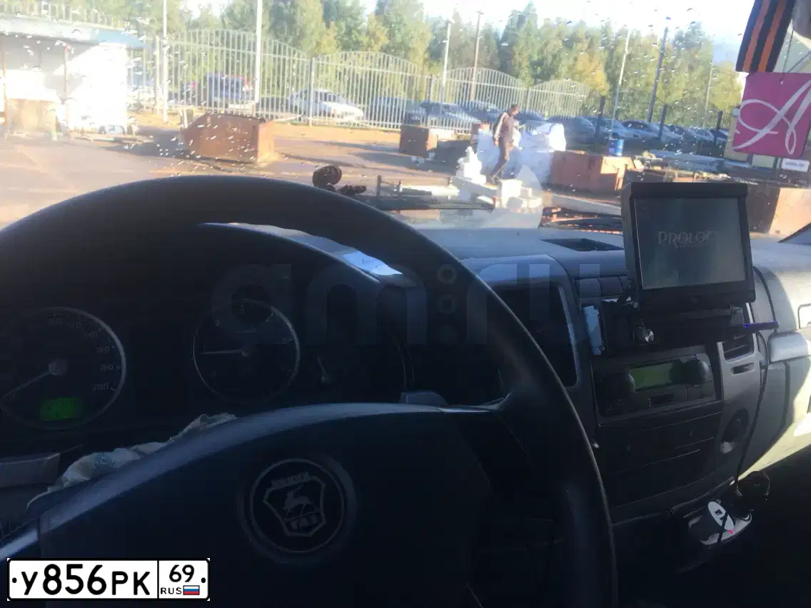 Фото автомобиля GAZ 3302 EL, 2013 — госномер У856РК69. Цвет: Белый