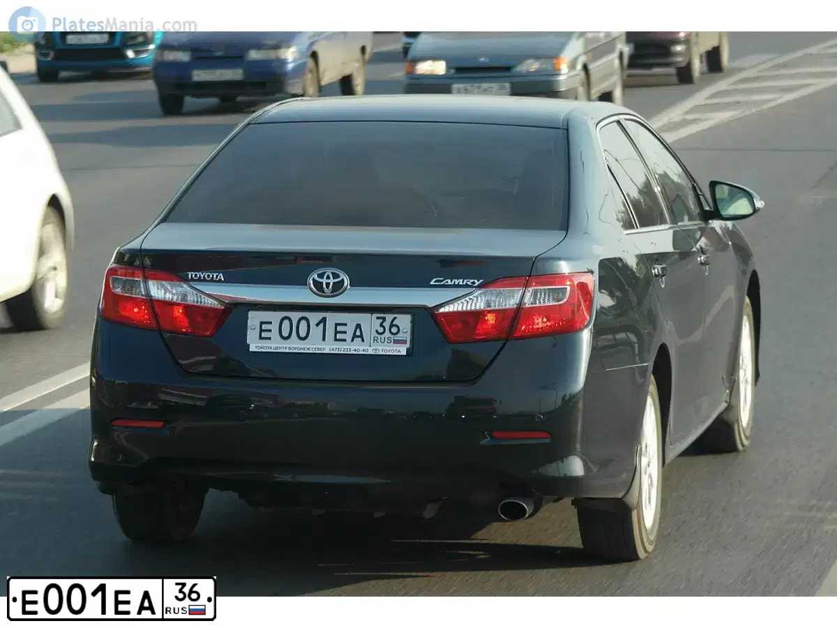 Фото автомобиля AUDI A6, 2008 — госномер Е001ЕА36. Цвет: ЧЕРНЫЙ