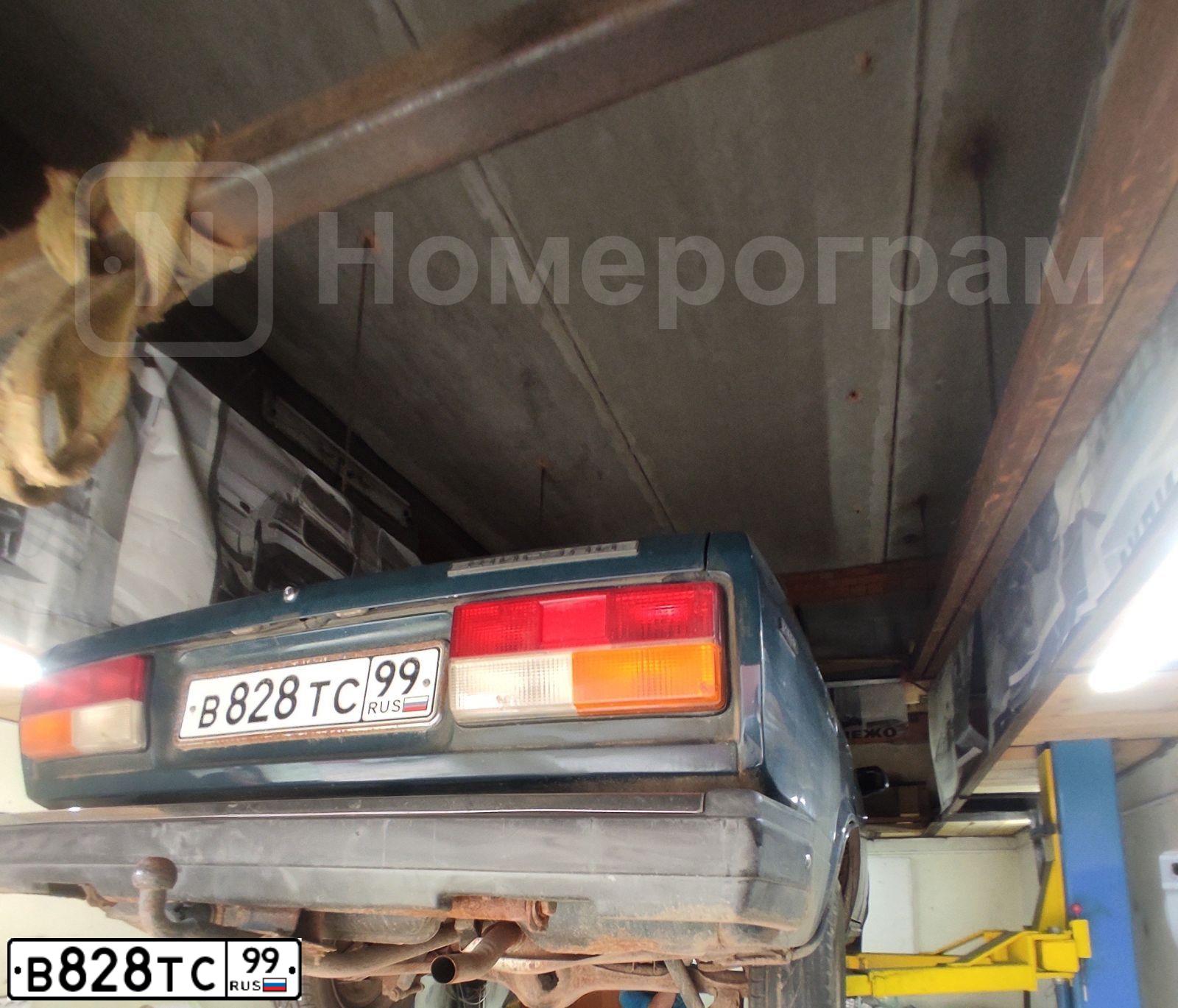 Фото автомобиля LADA 2107 LADA, 2002 — госномер В828ТС99. Цвет: СИНИЙ