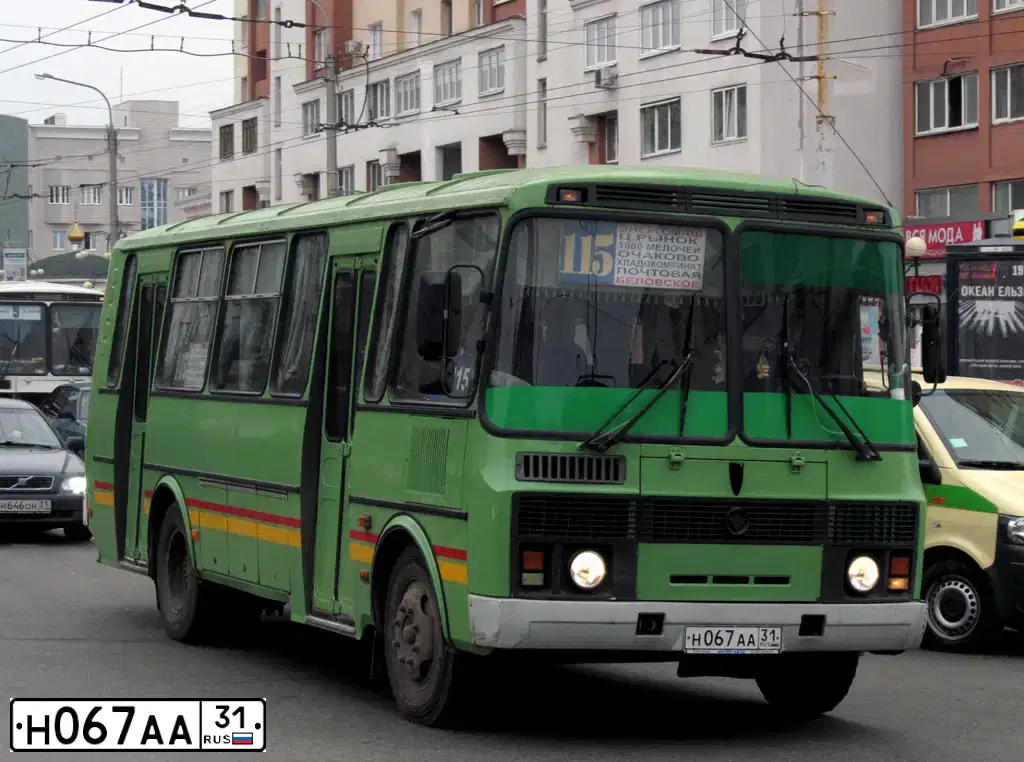 Фото автомобиля PAZ 4234, 2006 — госномер Т168РТ190. Цвет: ЗЕЛЕНЫЙ