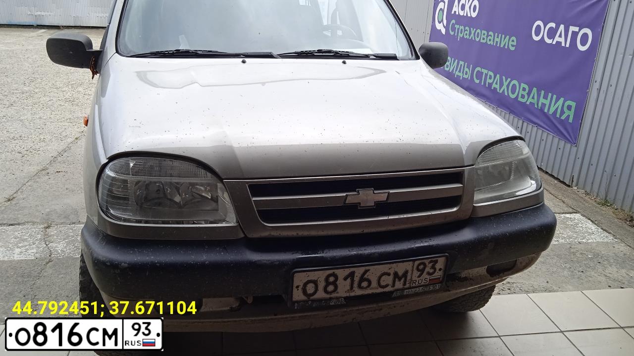 Фото автомобиля CHEVROLET NIVA, 2008 — госномер Т825ВР181. Цвет: СЕРО-КОРИЧНЕВЫЙ