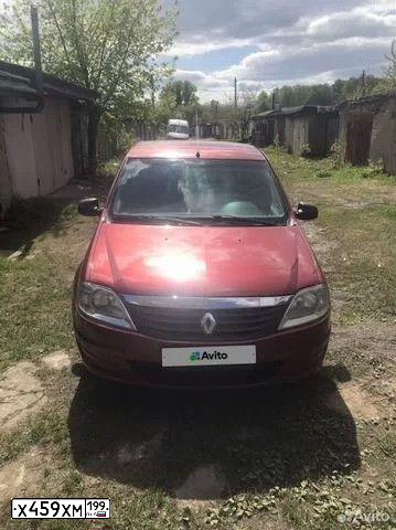 Фото автомобиля RENAULT LOGAN, 2010 — госномер К513УМ33. Цвет: КРАСНЫЙ