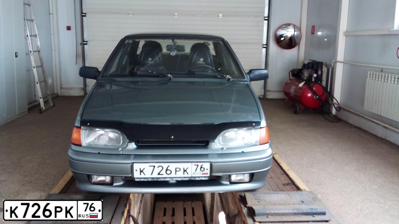 Фото автомобиля LADA 2115 SAMARA, 2008 — госномер К726РК76. Цвет: СЕРЫЙ