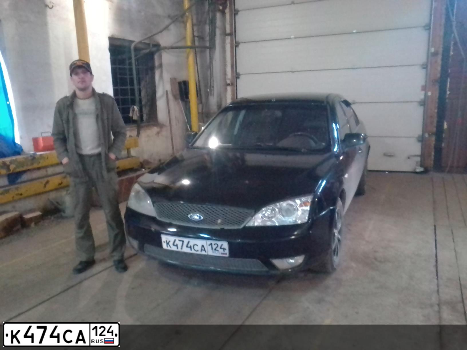 Фото автомобиля FORD MONDEO, 2005 — госномер М057НУ32. Цвет: ЧЕРНЫЙ