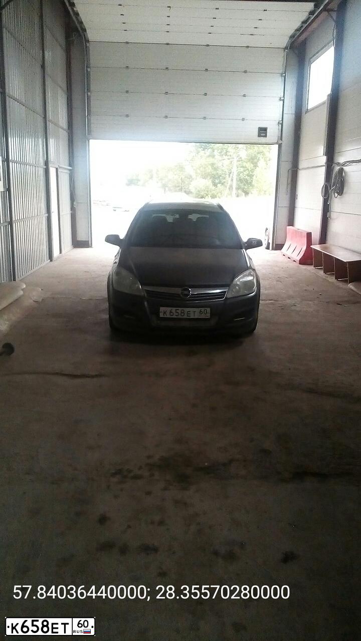 Фото автомобиля OPEL ASTRA, 2008 — госномер К197МВ53. Цвет: СЕРЫЙ