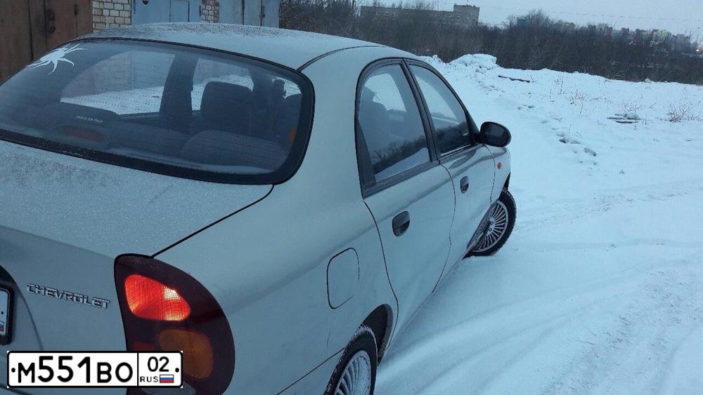 Фото автомобиля ZAZ LANOS, 2006 — госномер К484НС702. Цвет: Серебристый