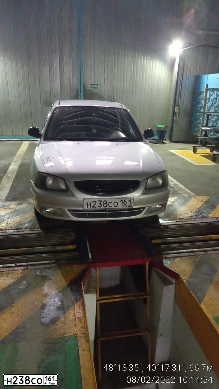 Фото автомобиля TAGAZ ACCENT, 2007 — госномер Н238СО161. Цвет: СЕРЕБРИСТЫЙ