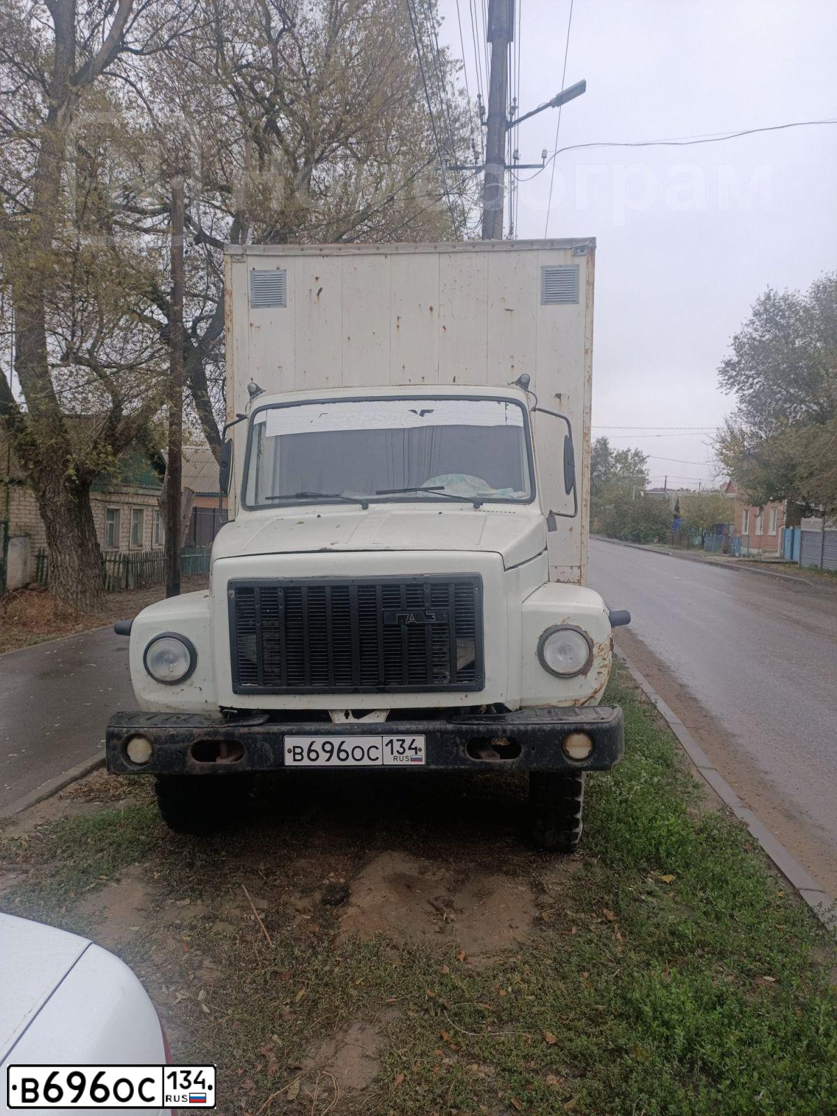 Фото автомобиля GAZ 3309, 2007 — госномер В696ОС134. Цвет: БЕЛЫЙ