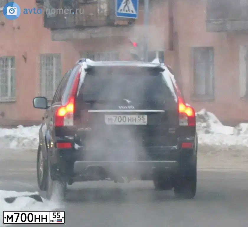 Фото автомобиля VОLVОХС90, 2008 — госномер М700НН55. Цвет: ЧЕРНЫЙ