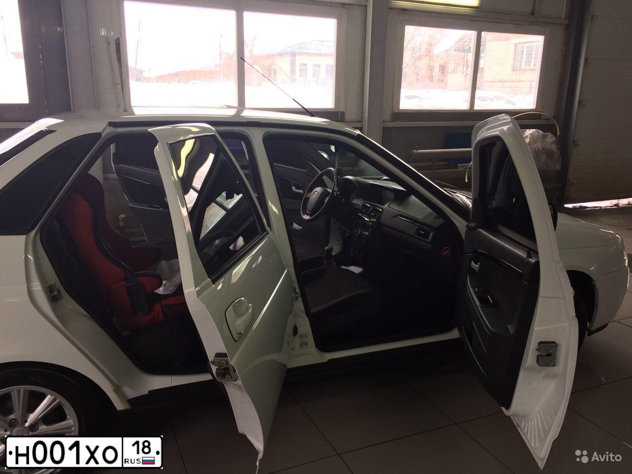 Фото автомобиля LADA 2170 PRIORA, 2011 — госномер Е127СТ18. Цвет: Серо-сине-зеленый