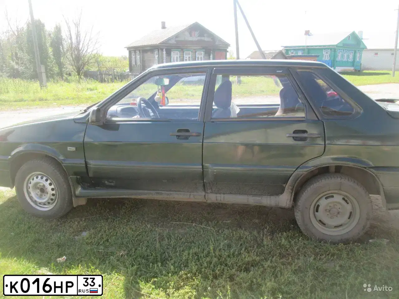 Фото автомобиля LADA 2115 SAMARA, 2003 — госномер Т119ОУ33. Цвет: Темно-зеленый