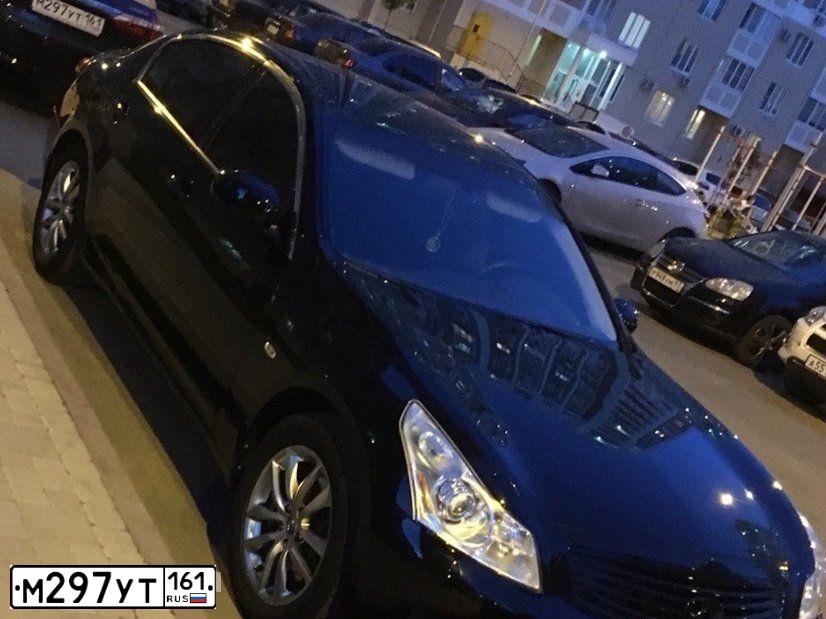 Фото автомобиля TOYOTA COROLLA, 2016 — госномер М297УТ161. Цвет: ЧЕРНЫЙ