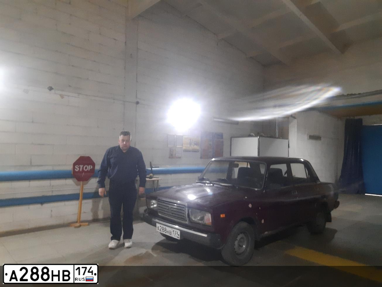 Фото автомобиля LADA 2107, 2003 — госномер А288НВ174. Цвет: ТЕМНО-БОРДОВЫЙ