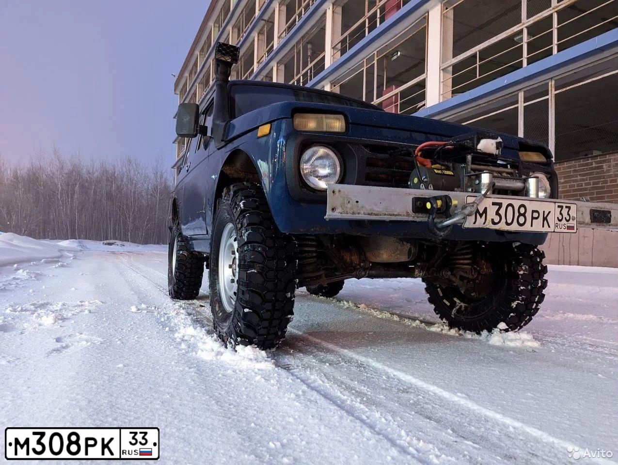 Фото автомобиля LADA 2121 NIVA, 1998 — госномер Н878ОХ33. Цвет: сине-зеленый