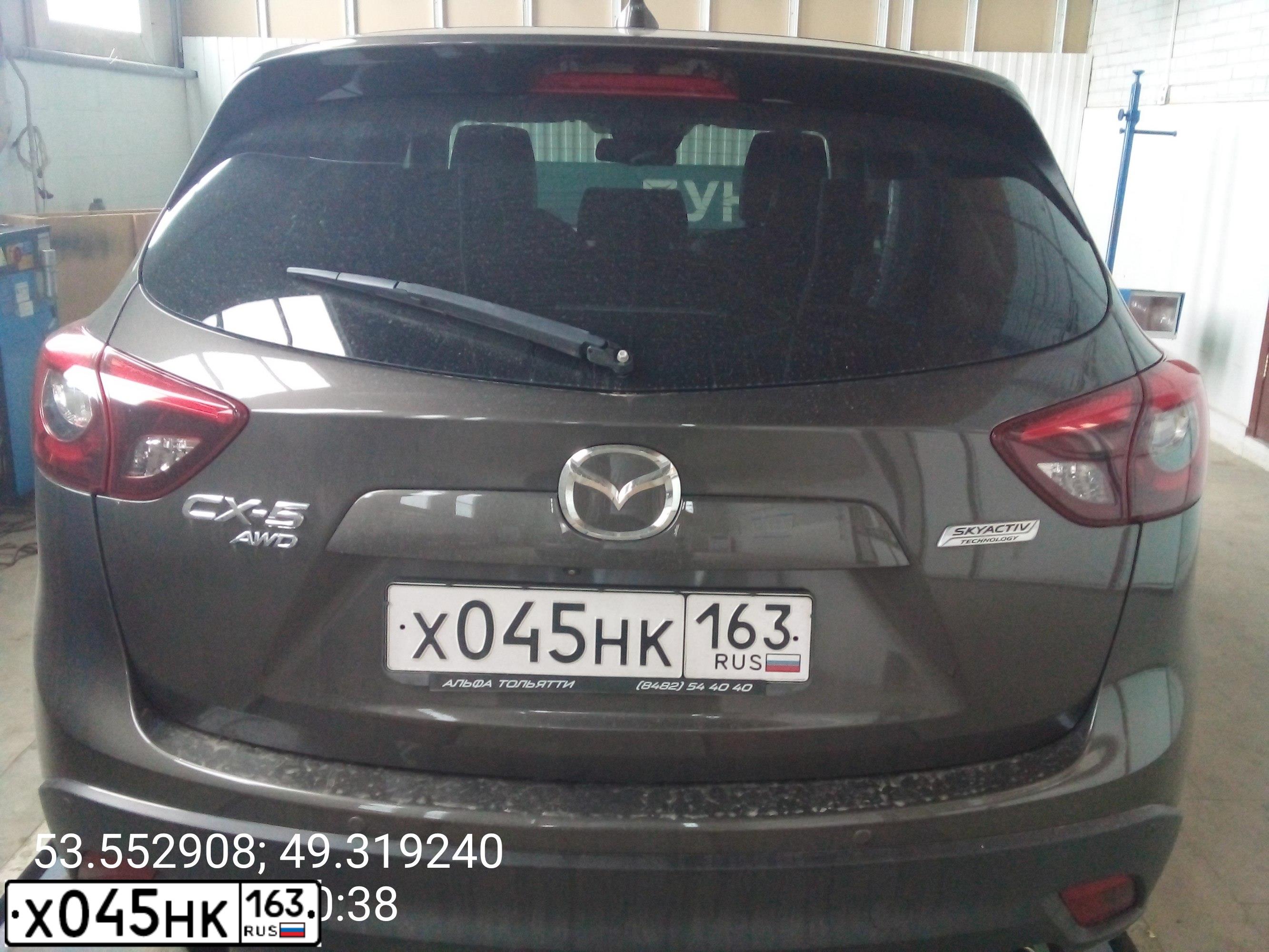 Фото автомобиля MAZDA CX-5, 2016 — госномер Н751УТ196. Цвет: Коричневый