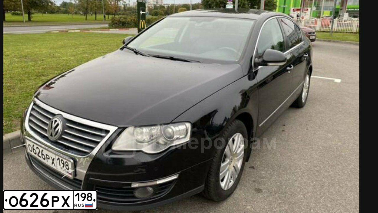 Фото автомобиля VOLKSWAGEN PASSAT, 2010 — госномер Н680МТ777. Цвет: ЧЕРНЫЙ