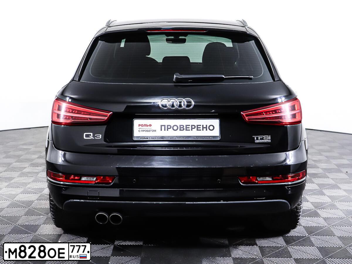 Фото автомобиля AUDI Q3, 2015 — госномер М828ОЕ777. Цвет: ЧЕРНЫЙ