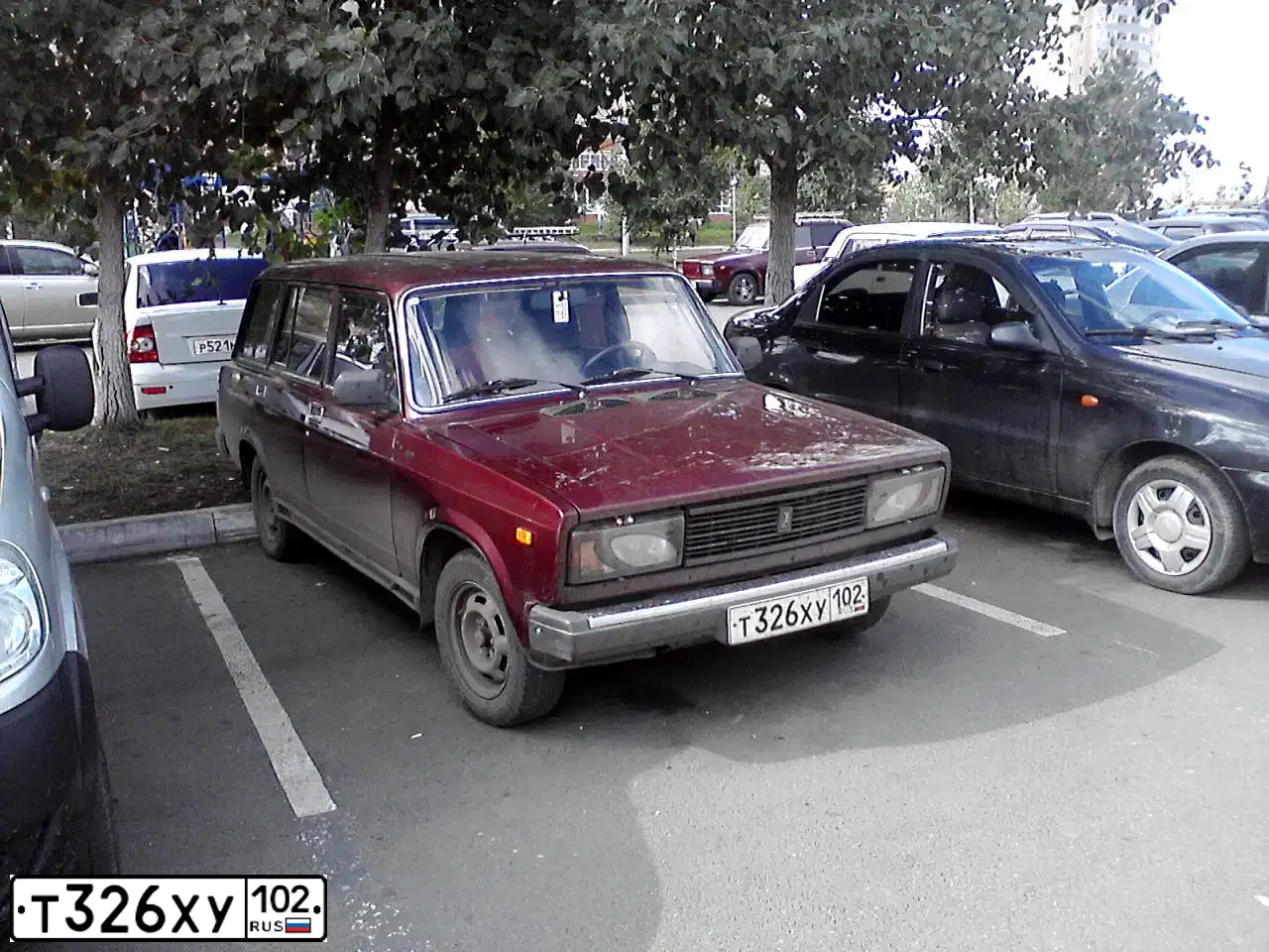 Фото автомобиля LADA 2104, 2006 — госномер Т326ХУ102. Цвет: КРАСНЫЙ ПЕРЕЦ