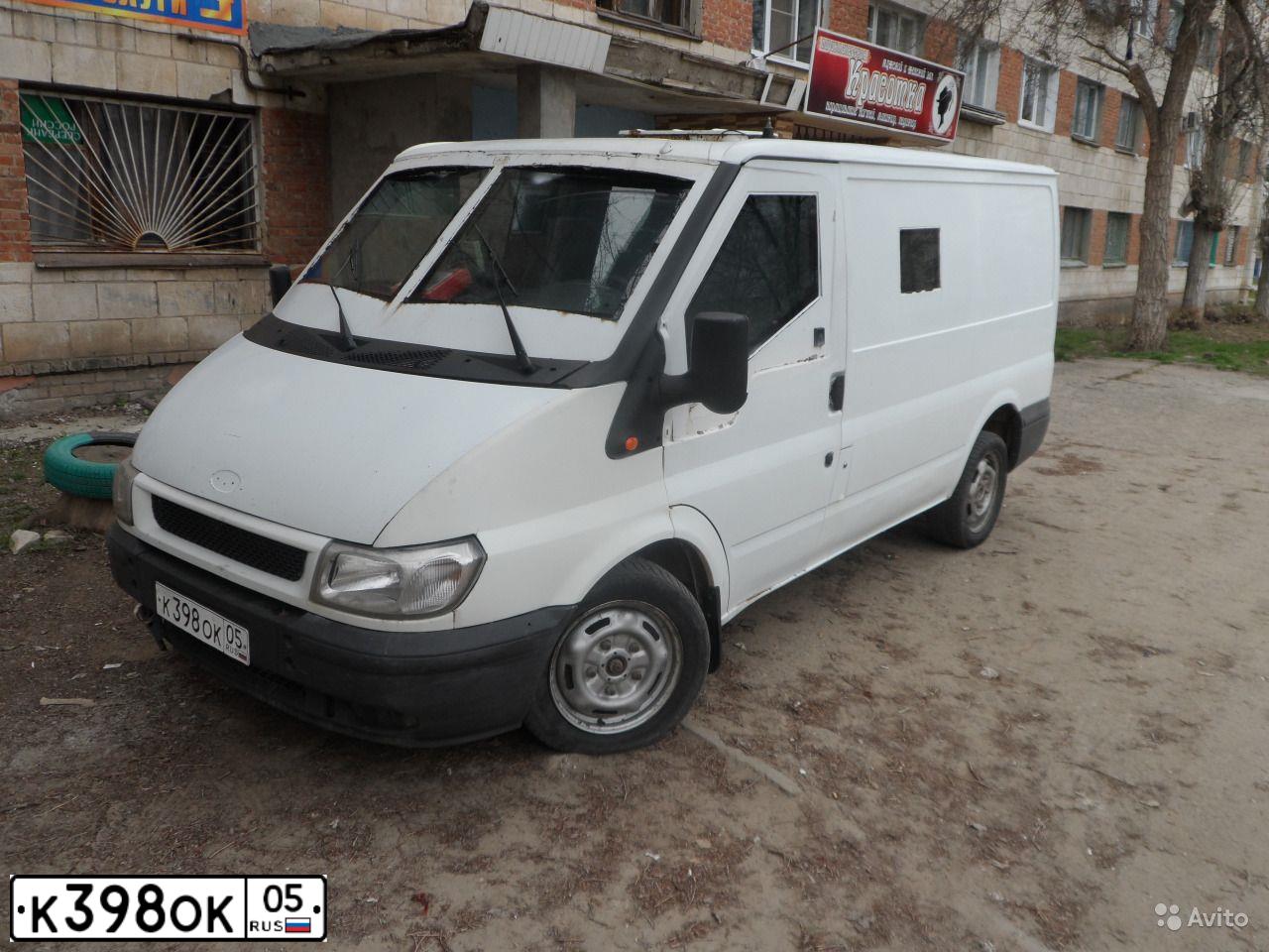 Фото автомобиля FORD TRANSIT, 2003 — госномер О742УВ790. Цвет: Белый
