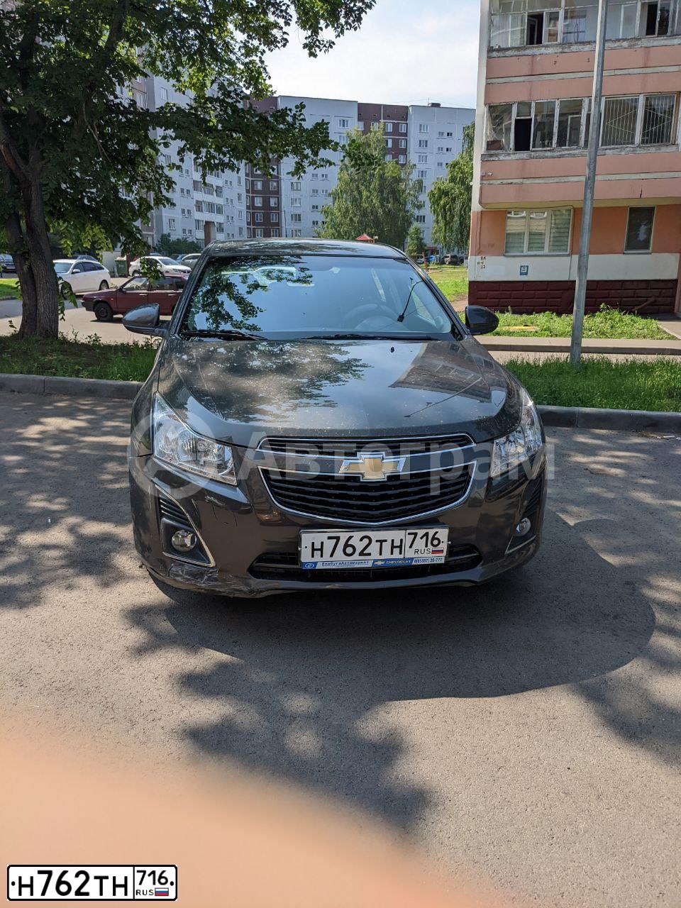 Фото автомобиля CHEVROLET CRUZE, 2013 — госномер Н762ТН716. Цвет: СЕРЫЙ МЕТАЛЛИК