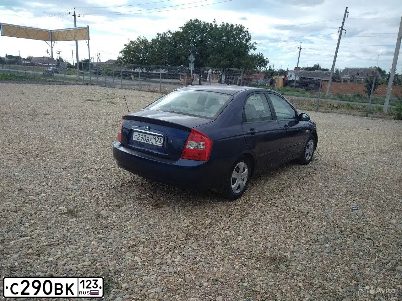 Фото автомобиля KIA CERATO, 2005 — госномер С290ВК123. Цвет: ТЕМНО-СИНИЙ