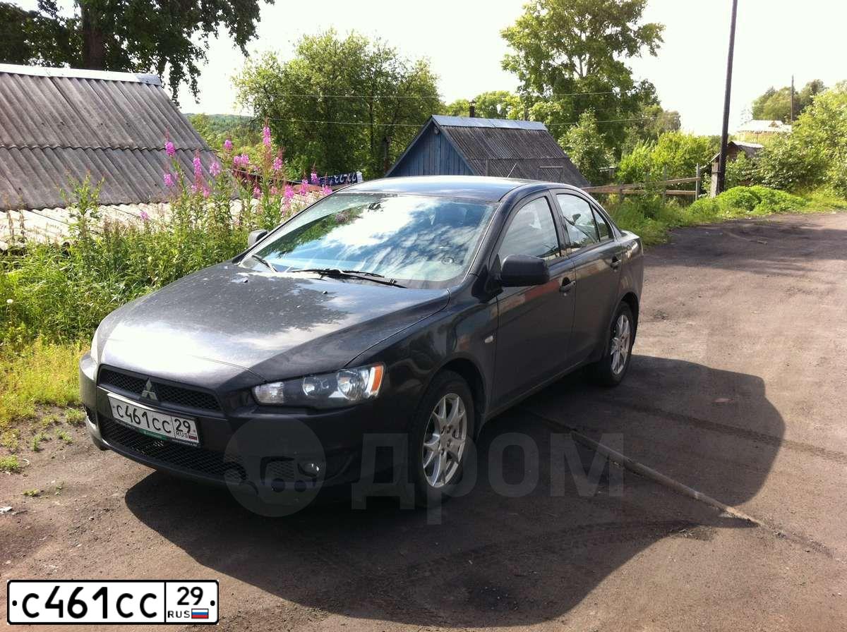 Фото автомобиля MITSUBISHI LANCER, 2010 — госномер С461СС29. Цвет: ЧЕРНЫЙ