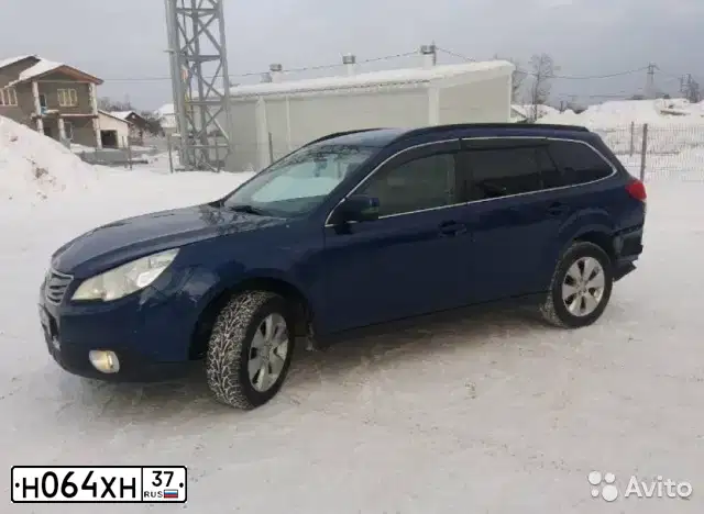 Фото автомобиля SUBARU LEGACY, 2011 — госномер Х944МХ797. Цвет: синий