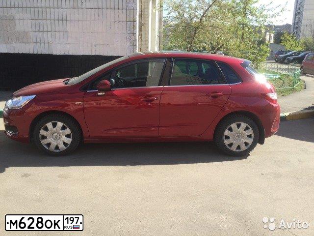 Фото автомобиля CITROEN C4, 2011 — госномер Т989ТУ152. Цвет: Красный