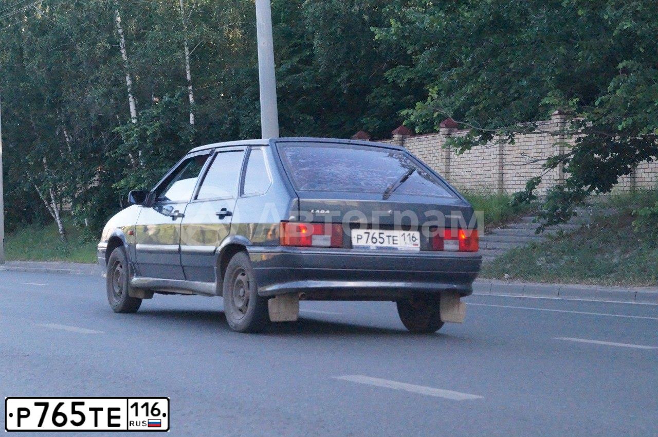 Фото автомобиля LADA 2108 SAMARA, 1991 — госномер Р765ТЕ116. Цвет: КРАСНЫЙ