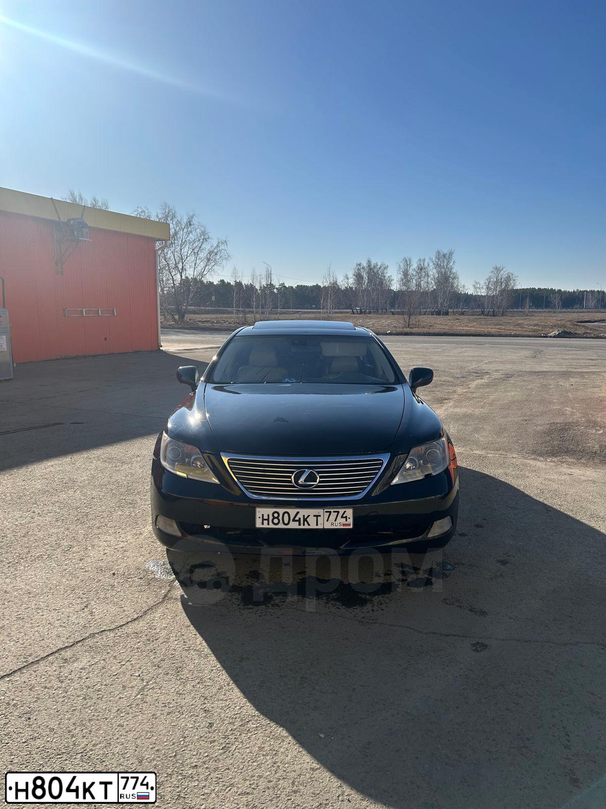 Фото автомобиля LEXUS LS, 2007 — госномер Н804КТ774. Цвет: ЧЕРНЫЙ