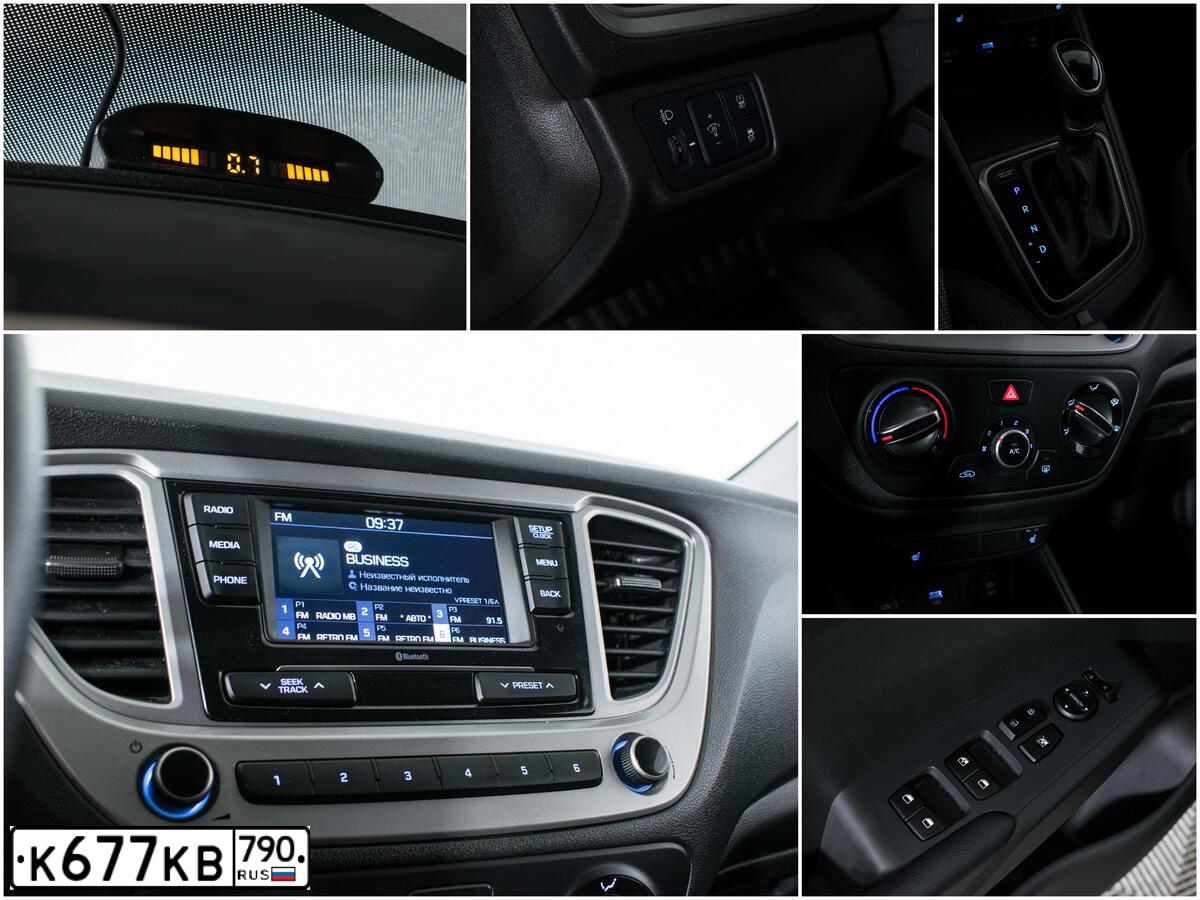 Фото автомобиля HYUNDAI SOLARIS, 2021 — госномер Х775КЕ763. Цвет: ЧЕРНЫЙ