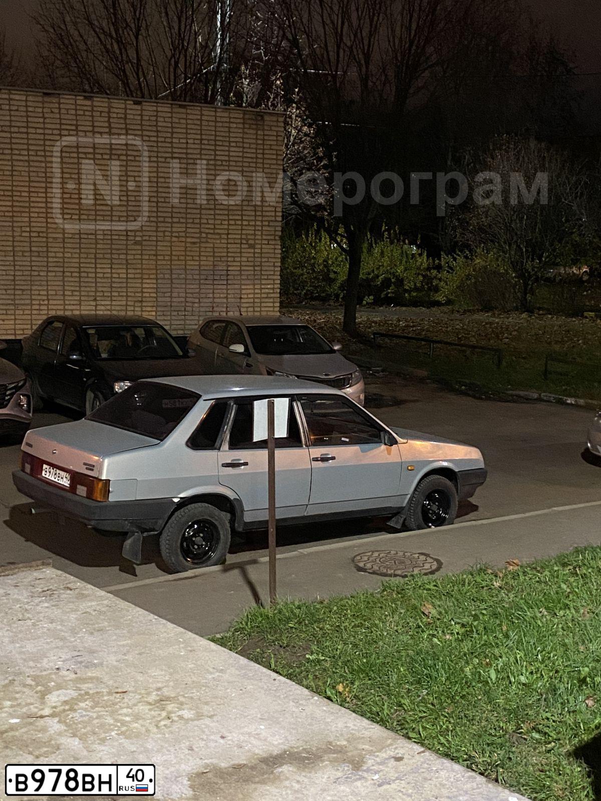 Фото автомобиля LADA 2109 SAMARA, 1999 — госномер В978ВН40. Цвет: СЕРЕБРИСТ ЖЕЛТО-ЗЕЛЕНЫЙ