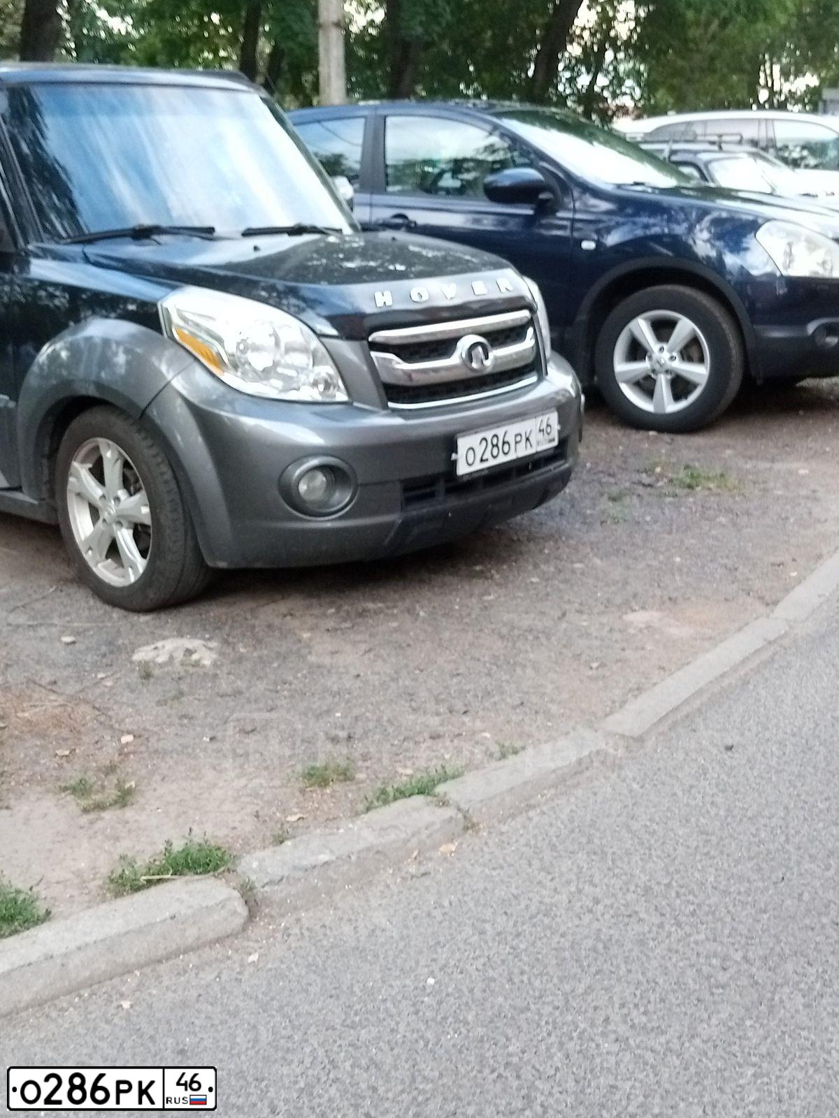Фото автомобиля GREAT WALL M2, 2013 — госномер О286РК46. Цвет: ЧЕРНЫЙ
