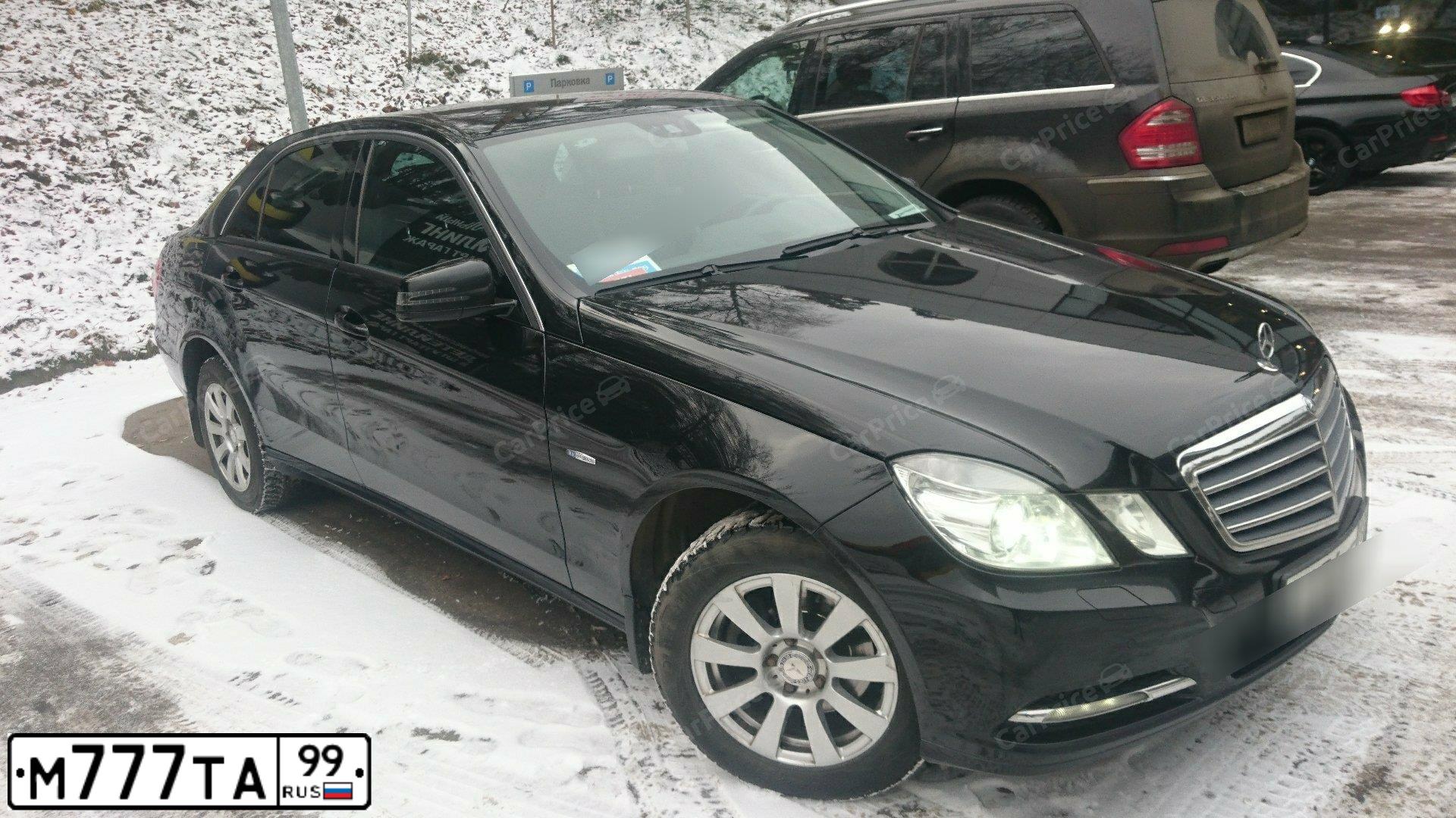 Фото автомобиля MERCEDES E-KLASSE, 2011 — госномер В595РМ777. Цвет: ЧЕРНЫЙ