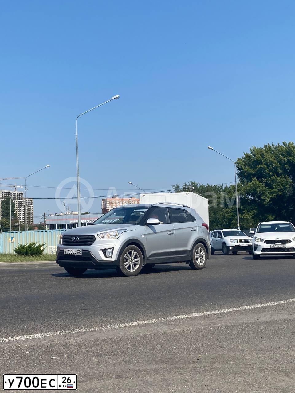 Фото автомобиля HYUNDAI CRETA, 2016 — госномер К751МР07