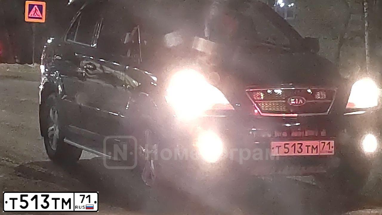 Фото автомобиля KIA SORENTO, 2006 — госномер Н585КН71. Цвет: ЧЕРНЫЙ