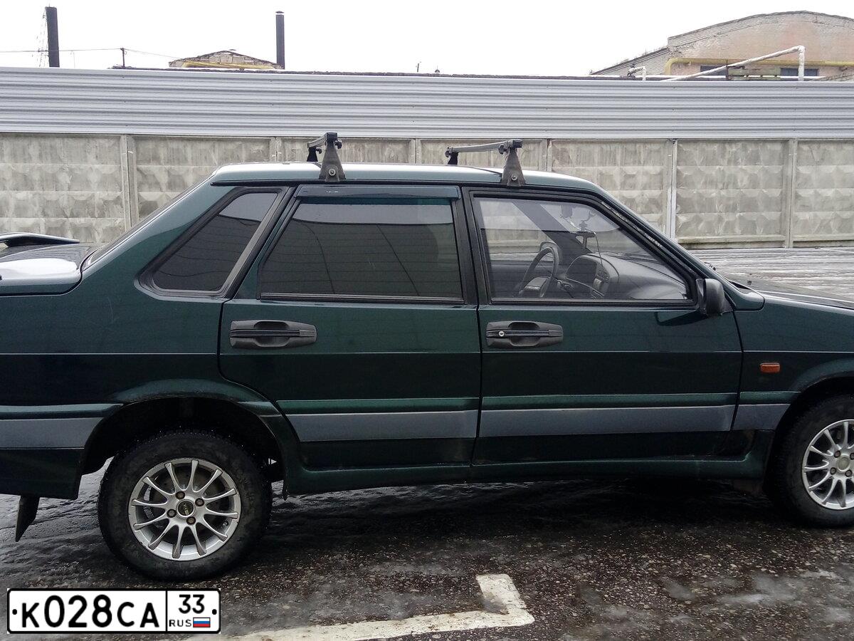 Фото автомобиля LADA 2115 SAMARA, 2003 — госномер К028СА33. Цвет: Темно-зеленый