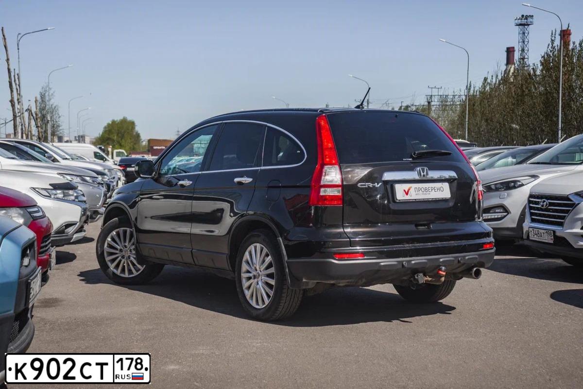 Фото автомобиля HONDA CR-V, 2011 — госномер К902СТ178. Цвет: ТЕМНО-КОРИЧНЕВЫЙ