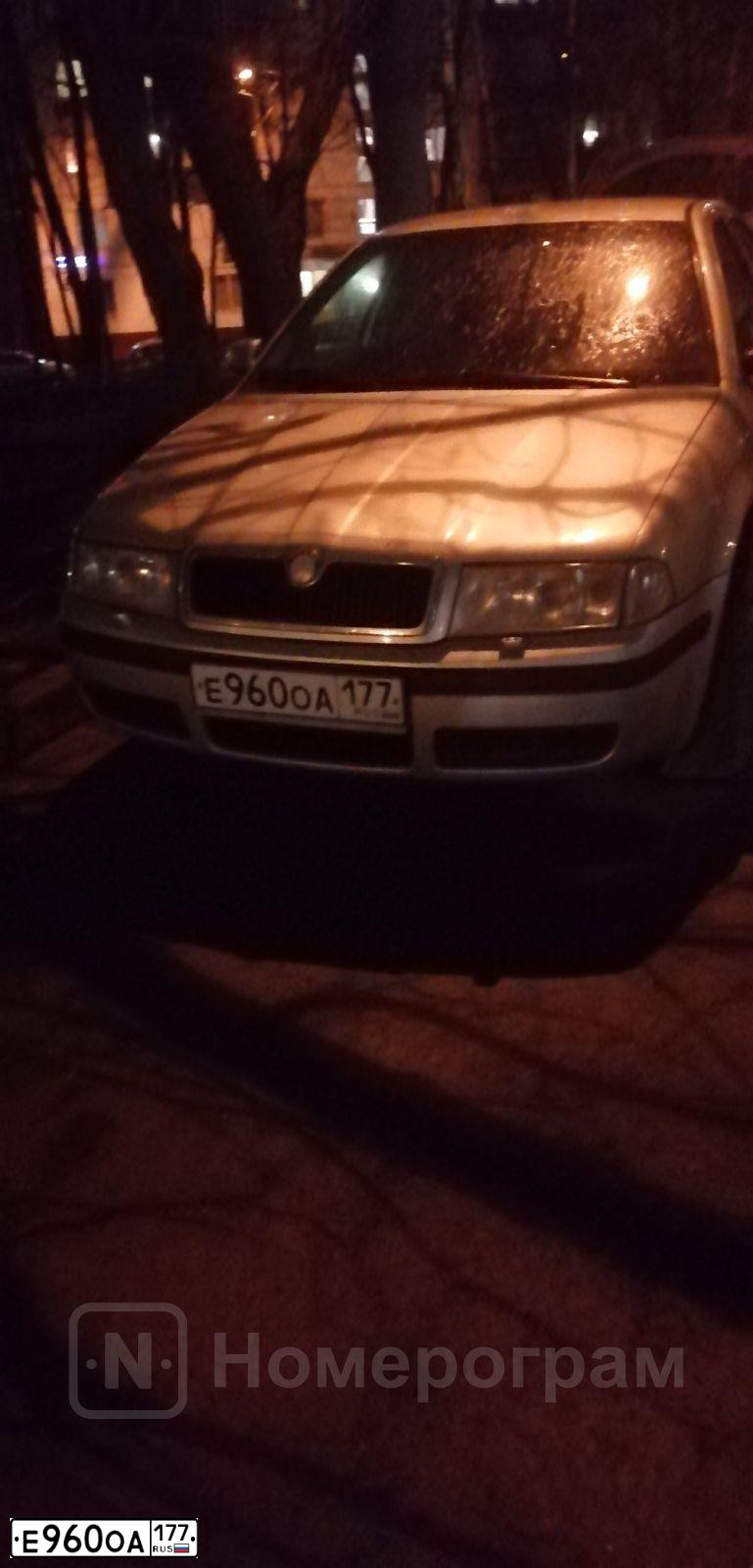 Фото автомобиля SKODA OCTAVIA, 2003 — госномер С407ТВ193. Цвет: СЕРЫЙ