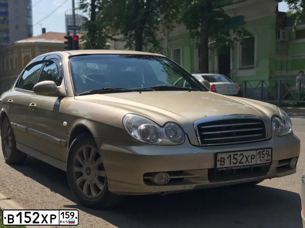 Фото автомобиля TAGAZ SONATA, 2007 — госномер Х392ЕЕ72. Цвет: БЕЖЕВЫЙ