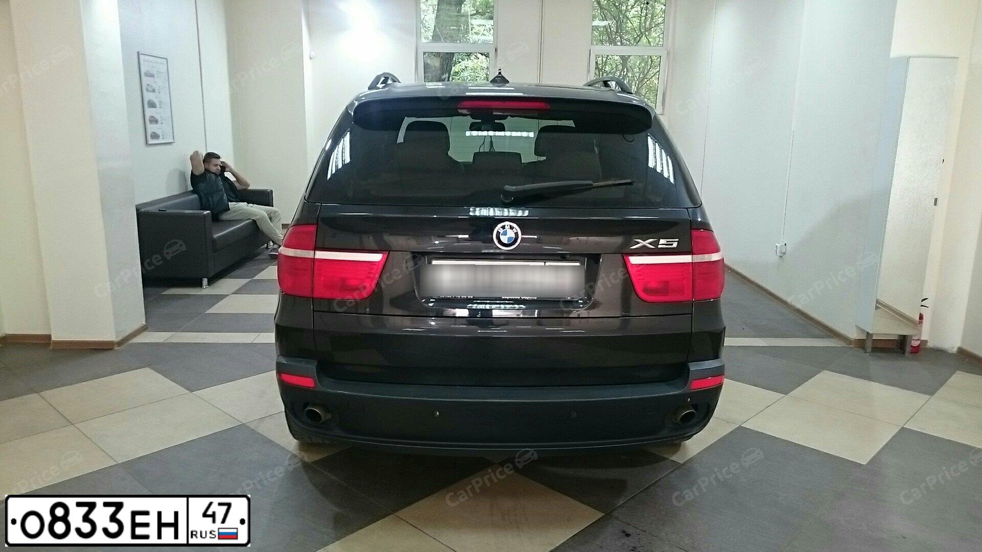Фото автомобиля BMW X5, 2008 — госномер К381СН147. Цвет: ЧЕРНЫЙ