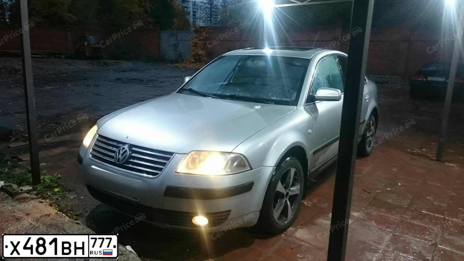 Фото автомобиля VOLKSWAGEN PASSAT, 2002 — госномер К006ВУ180