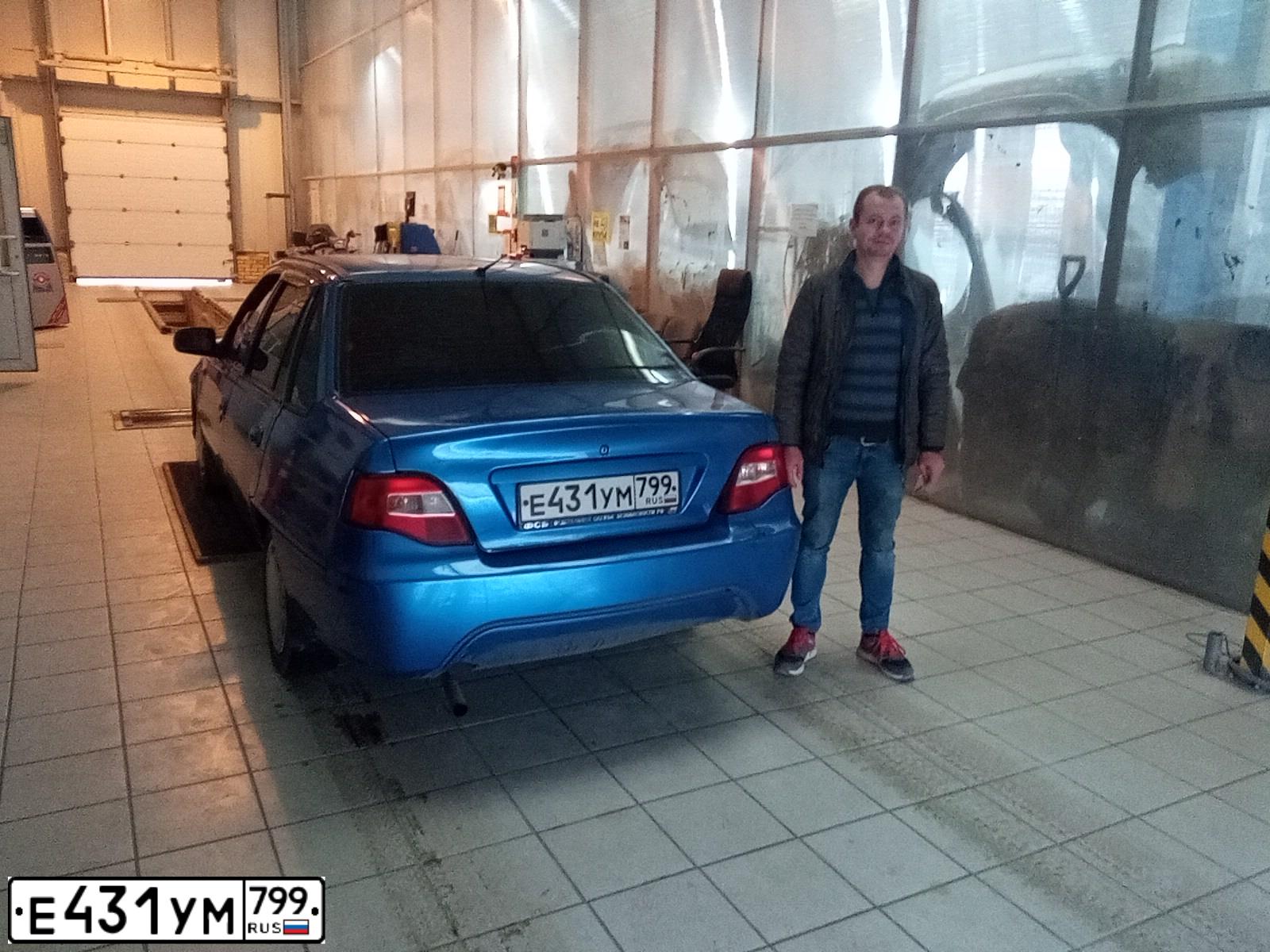 Фото автомобиля DAEWOO NEXIA, 2011 — госномер К210УУ790. Цвет: СИНЕ-ГЛАЗУРИСТЫЙ