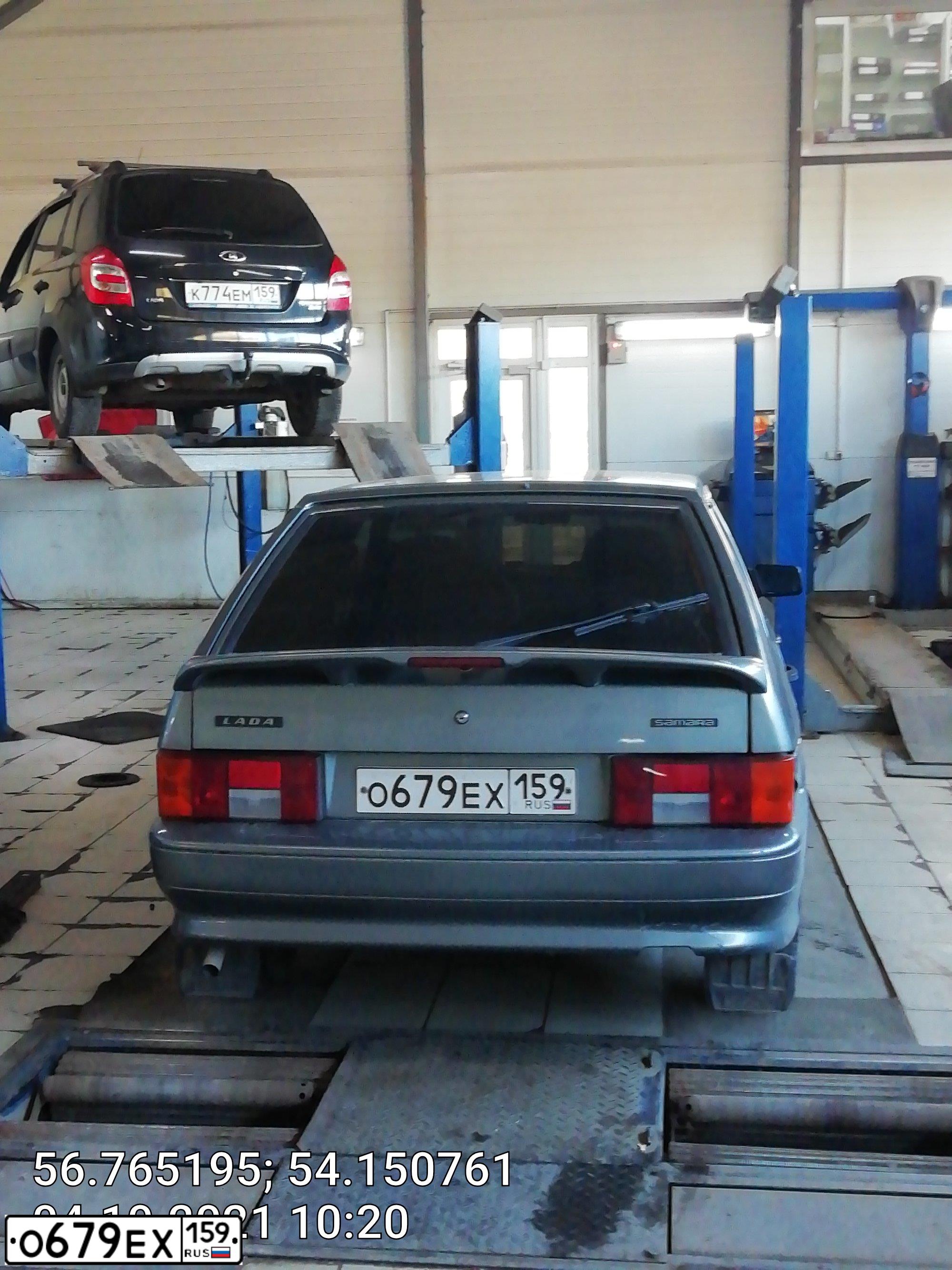 Фото автомобиля LADA 2114 SAMARA, 2007 — госномер О679ЕХ159. Цвет: СРЕДНИЙ СЕРО-ЗЕЛЕНЫЙ МЕТ.