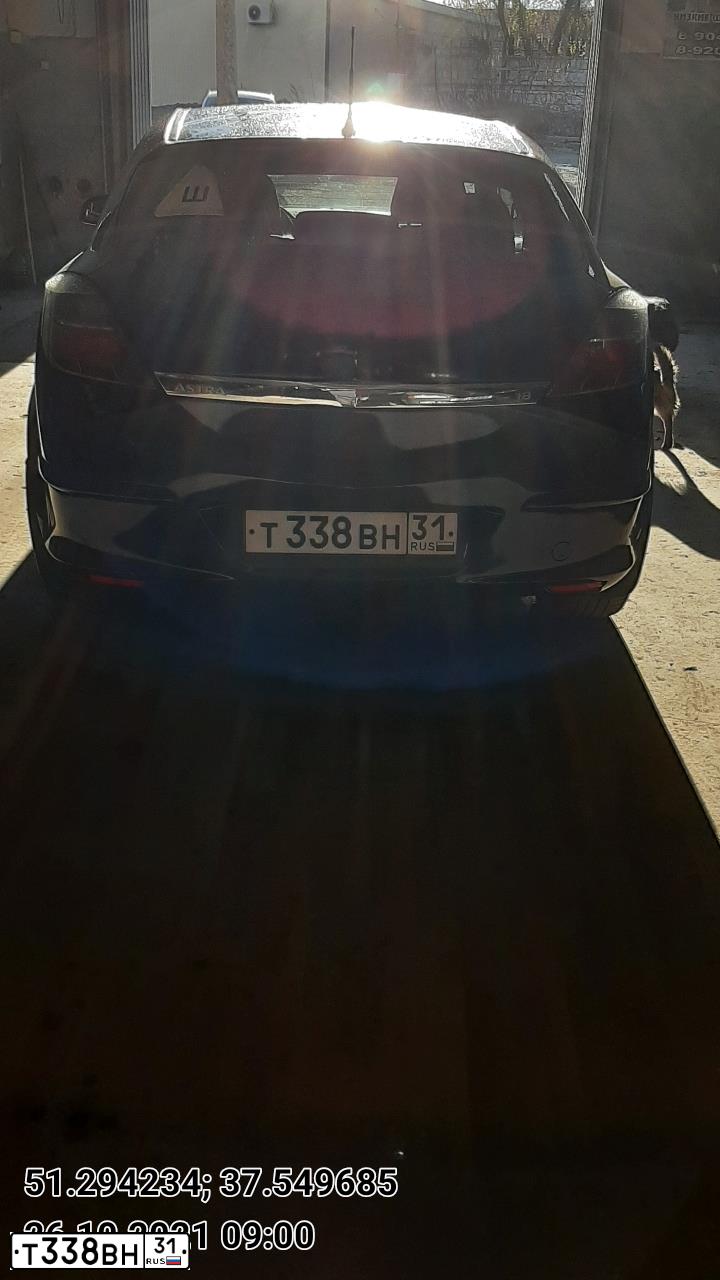 Фото автомобиля OPEL ASTRA, 2007 — госномер А779НО136